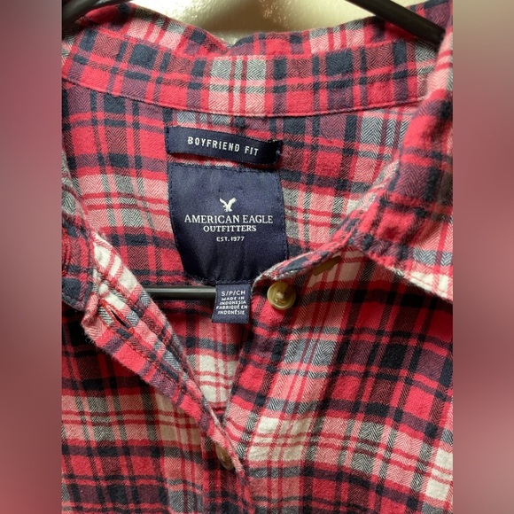 ✨2 For $6 American Eagle Women’s Flannel Size Small #A1 - Picture 3 of 5